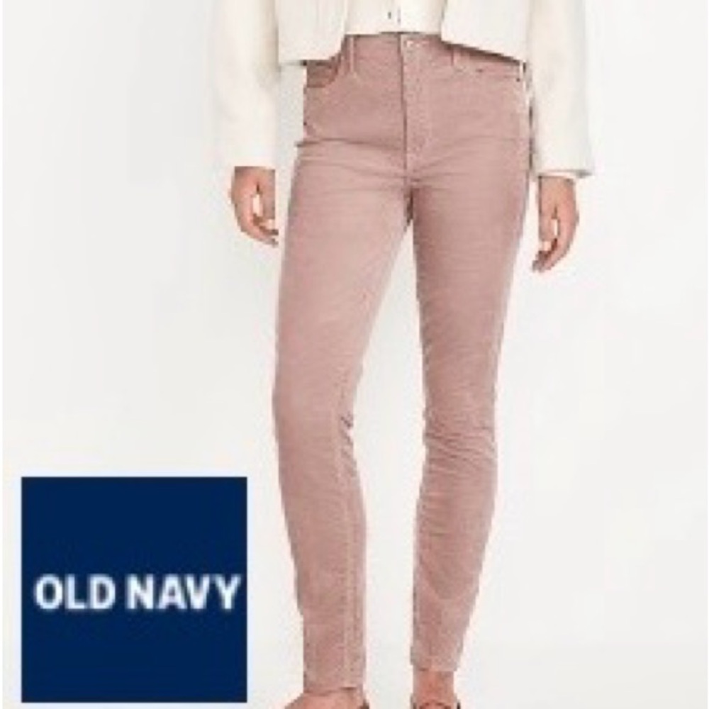 Old Navy Women's Blush Corduroy Skinny Jeans